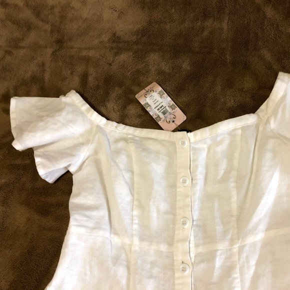 White beach flow dress - Picture 2 of 6